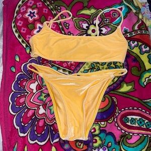 Triangl swim suit size medium top small bottoms